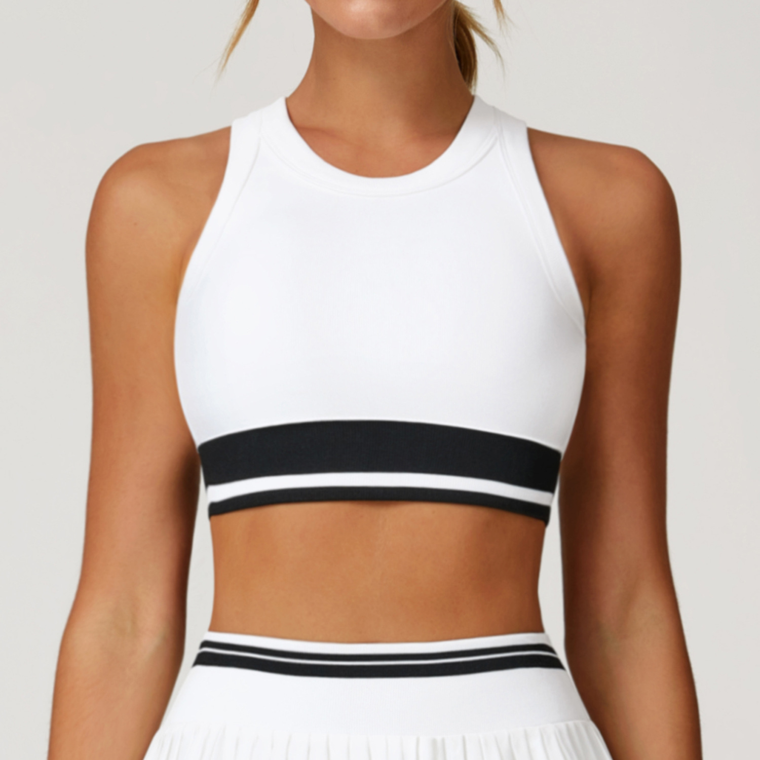 Push Up Bra Padded - Top Sportivo Senza Cuciture con Push-up,