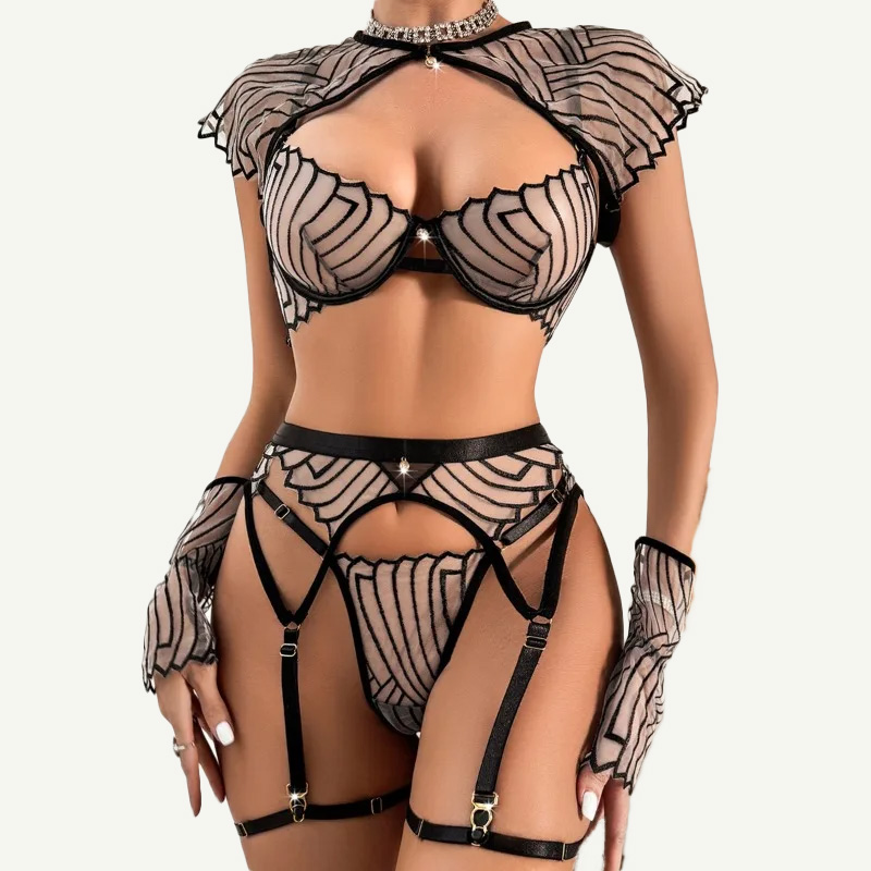 Garter Belt Set - Set di lingerie da donna composto