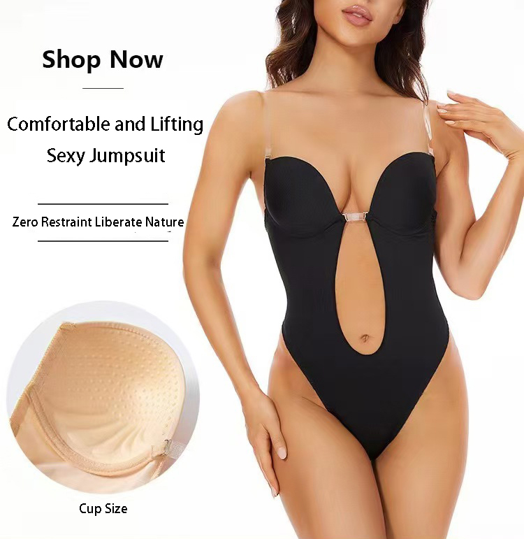 Shapewear Bodysuit Firm - Body modellante senza schiena con colla