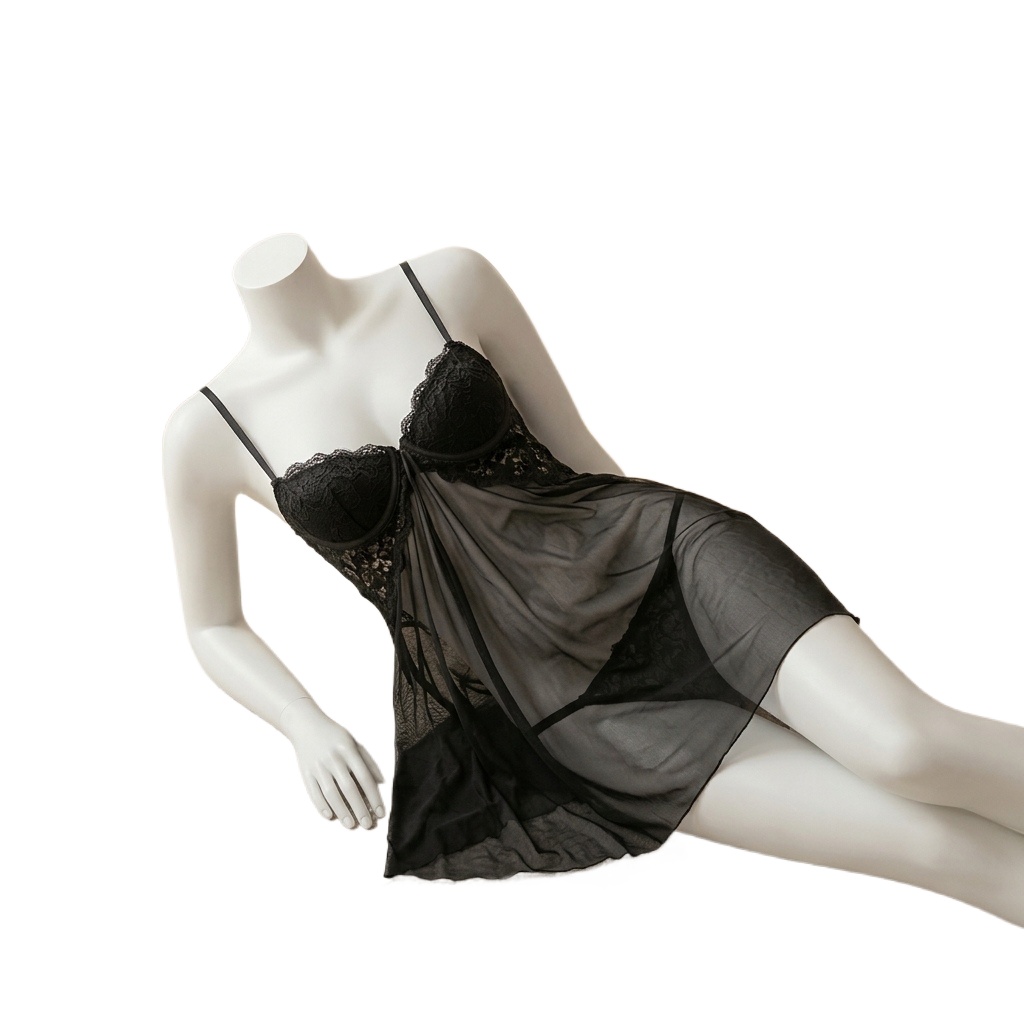 Lingerie da donna in pizzo, st - Babydoll Chemise Night recensione e prezzo